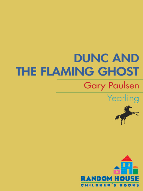 Cover image for book DUNC AND THE FLAMING GHOST