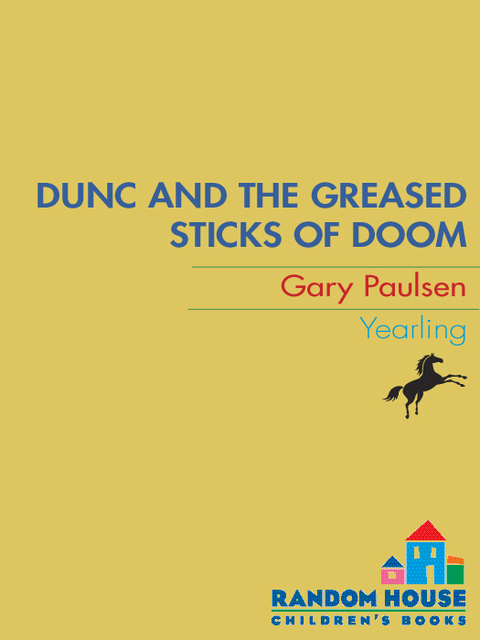Cover image for book DUNC AND THE GREASED STICKS OF DOOM