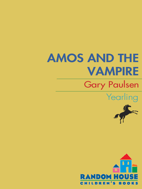 Cover image for book AMOS AND THE VAMPIRE
