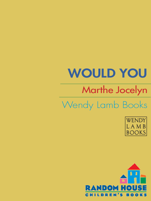 Cover image for book Would You