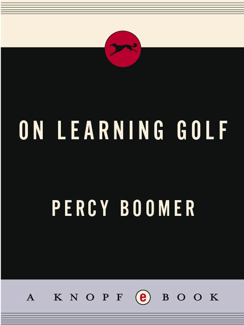 Cover image for book On Learning Golf