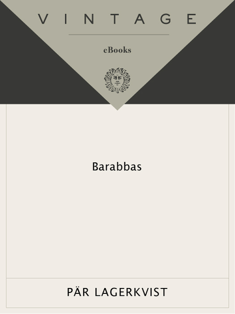 Cover image for book Barabbas