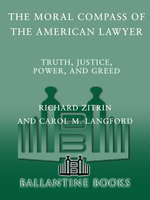 Cover image for book The Moral Compass of the American Lawyer