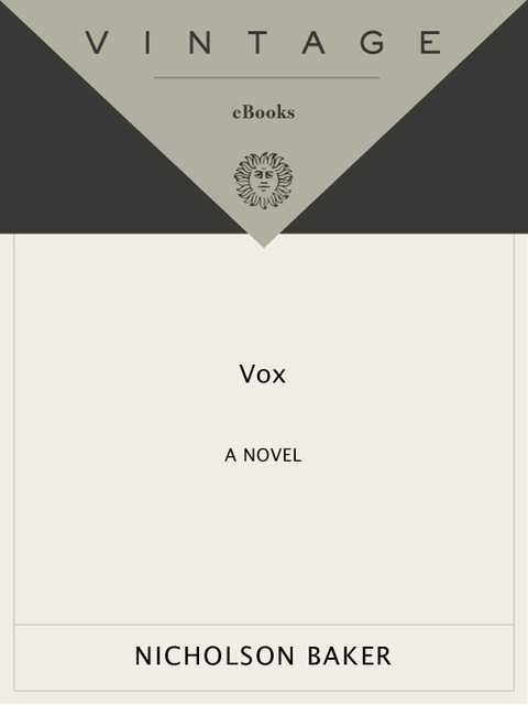 Cover image for book Vox