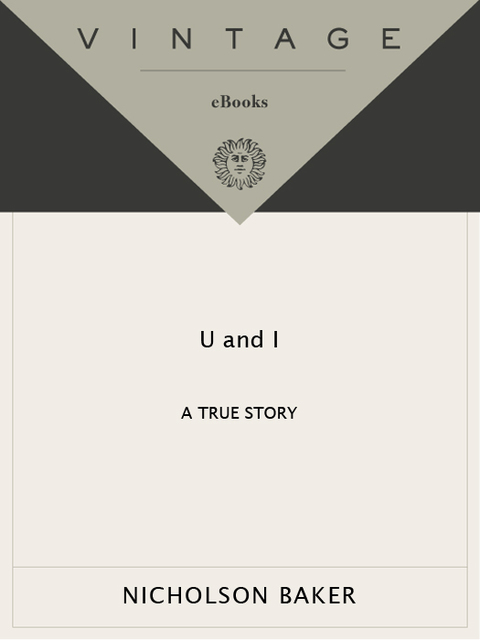 Cover image for book U and I
