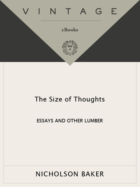 Cover image for book The Size of Thoughts