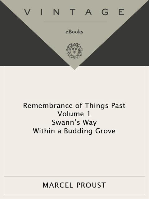 Cover image for book Remembrance of Things Past, Volume I