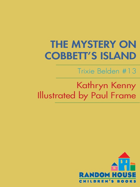 Cover image for book The Mystery on Cobbett's Island: Trixie Belden