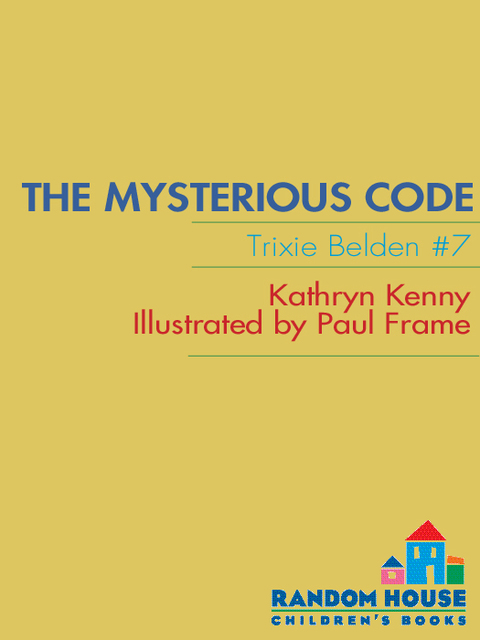 Cover image for book The Mysterious Code: Trixie Belden