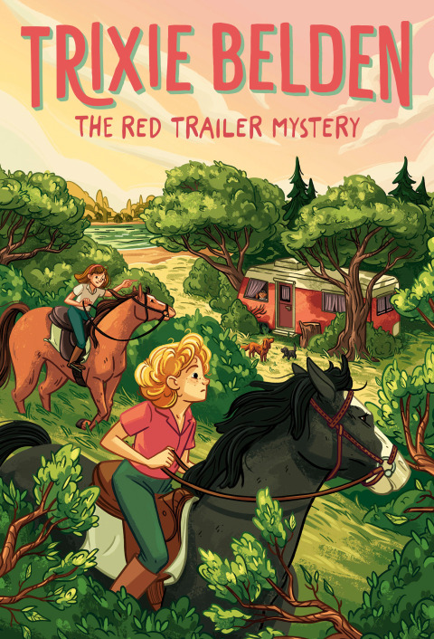 Cover image for book The Red Trailer Mystery: Trixie Belden