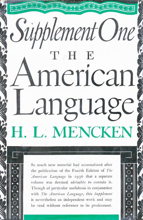 Cover image for book American Language Supplement 1
