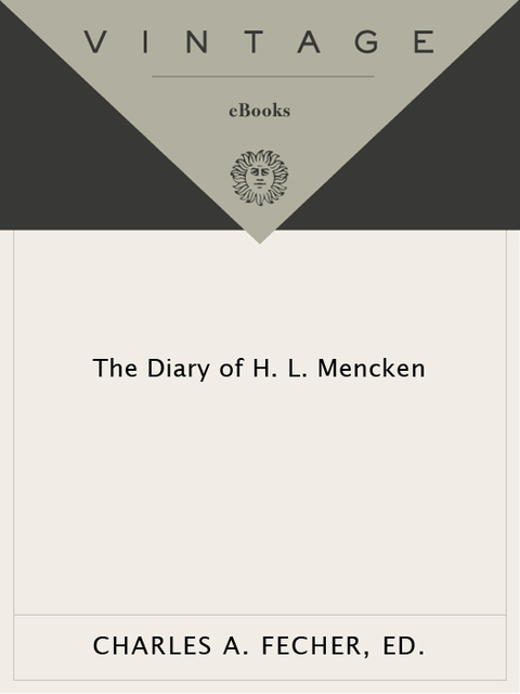 Cover image for book Diary of H. L. Mencken
