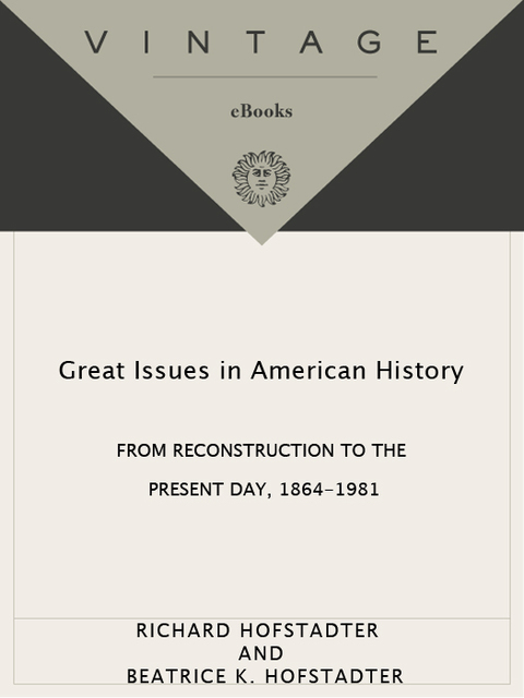 Cover image for book Great Issues in American History, Vol. III