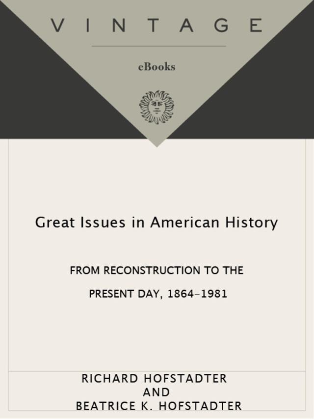 Great Issues in American History, Vol. III