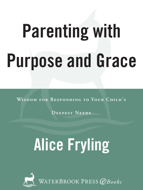Cover image for book Parenting with Purpose and Grace
