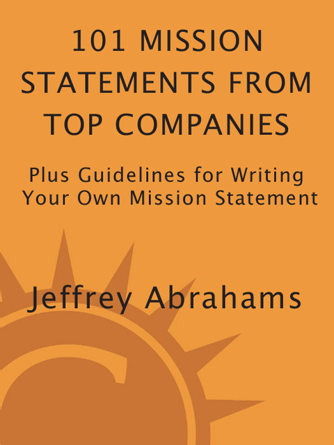 Cover image for book 101 Mission Statements from Top Companies