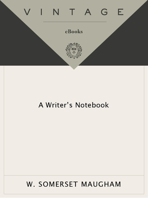 Cover image for book A Writer's Notebook