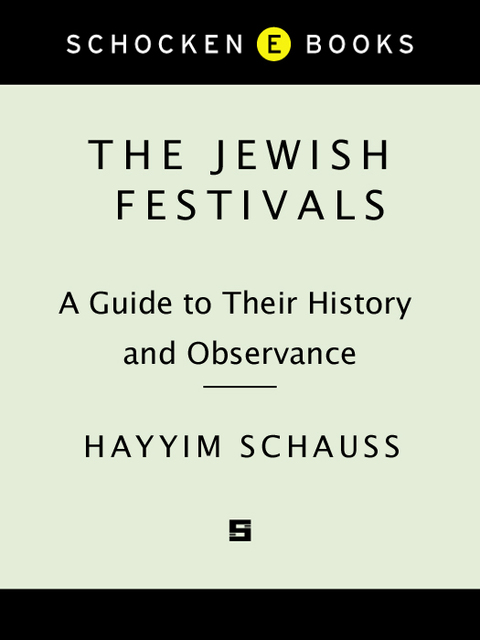Cover image for book The Jewish Festivals