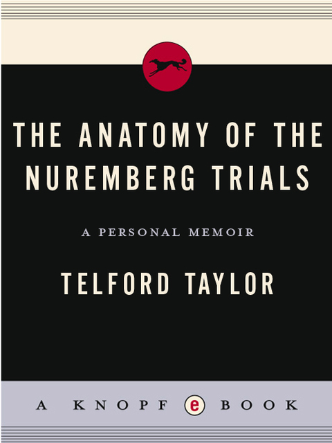 Cover image for book The Anatomy of the Nuremberg Trials