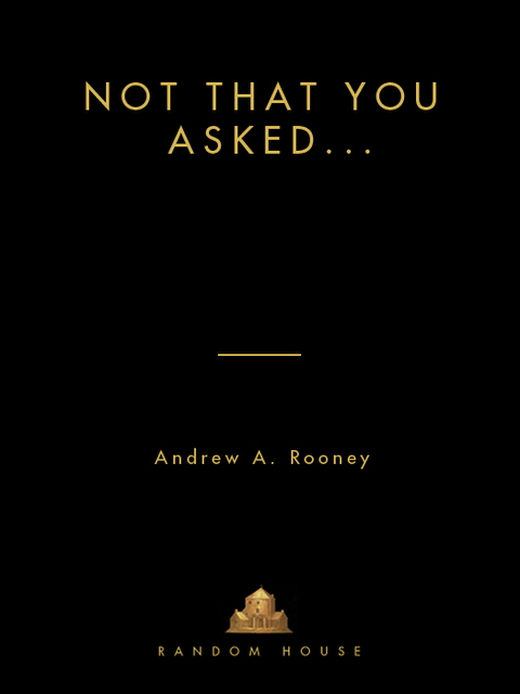 Cover image for book Not That You Asked...