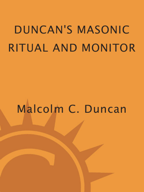 Cover image for book Duncan's Masonic Ritual and Monitor