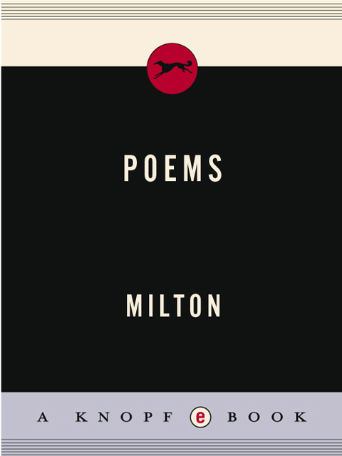 Cover image for book Milton: Poems