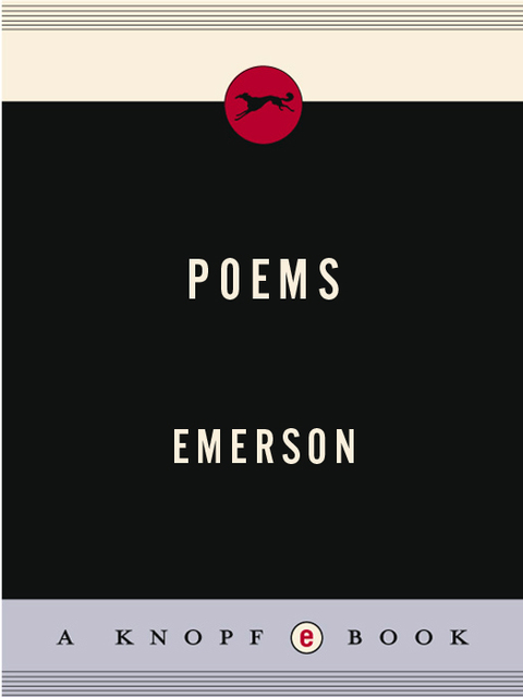 Cover image for book Emerson: Poems