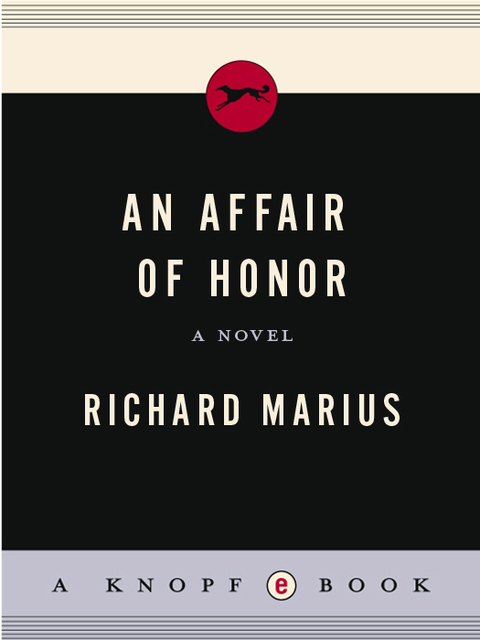 Cover image for book An Affair of Honor