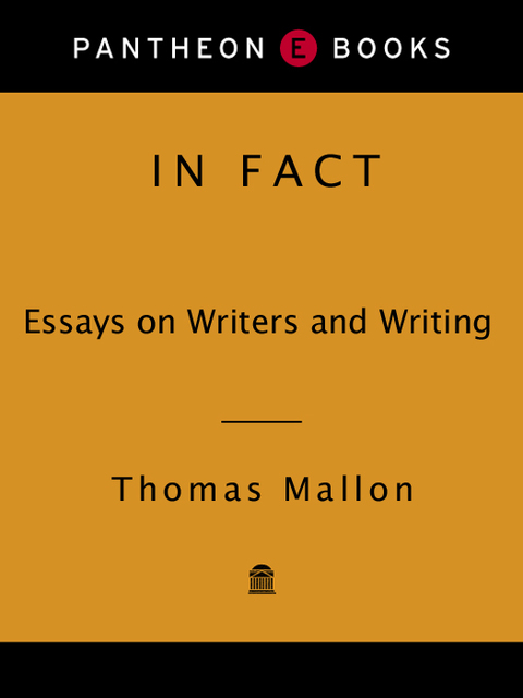 Cover image for book In Fact