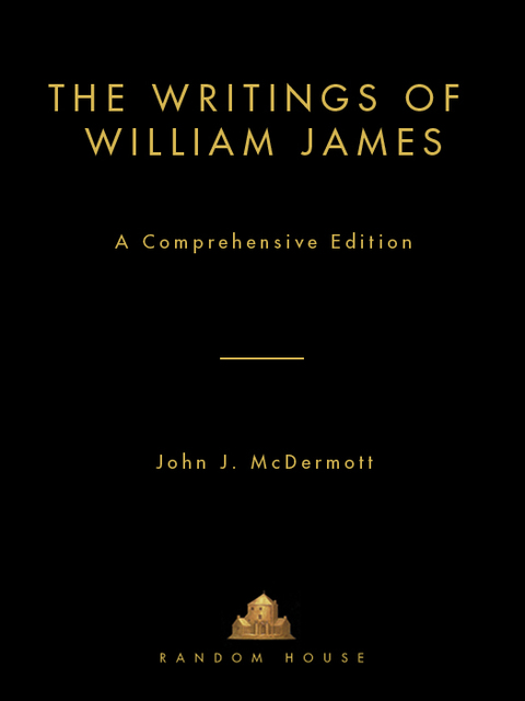 Cover image for book The Writings of William James