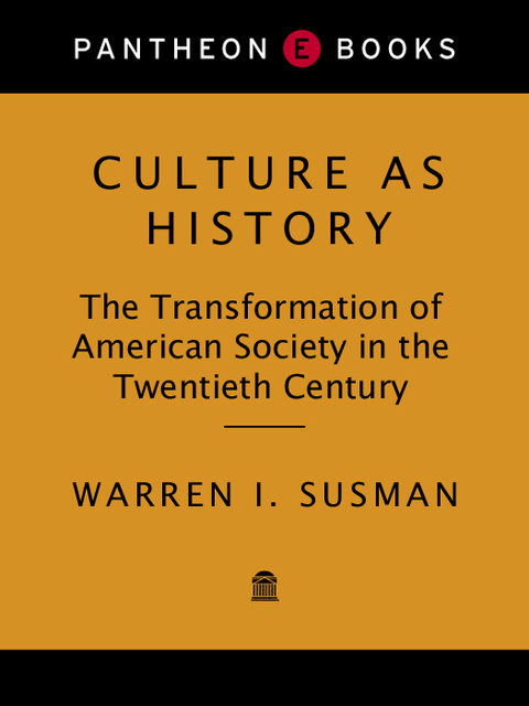 Cover image for book CULTURE AS HISTORY