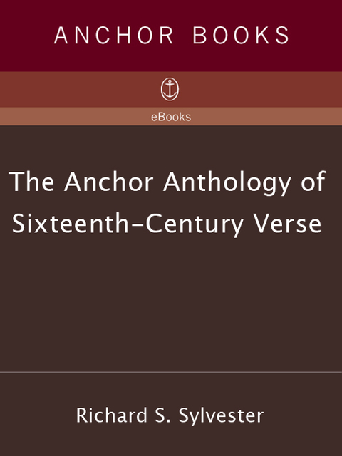 Cover image for book The Anchor Book of Sixteenth Century Verse