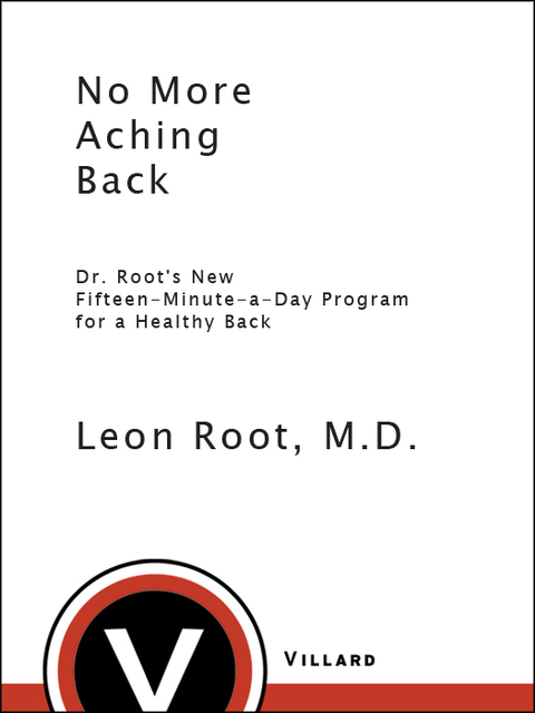 Cover image for book No More Aching Back