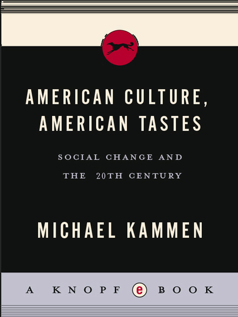 Cover image for book American Culture, American Tastes