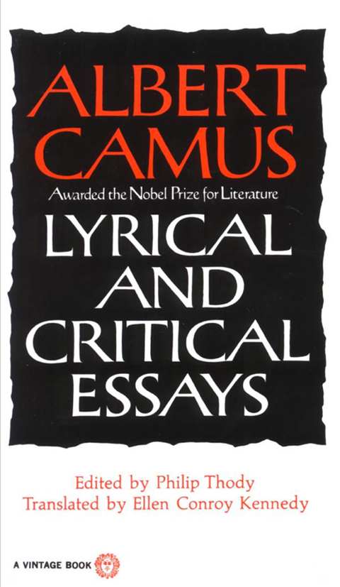 Cover image for book Lyrical and Critical Essays