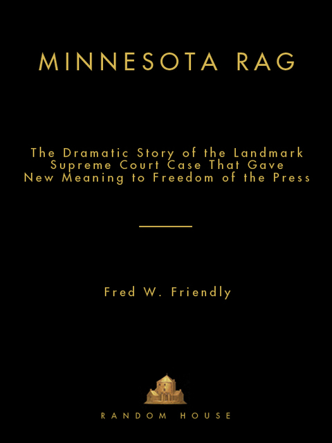 Cover image for book Minnesota Rag