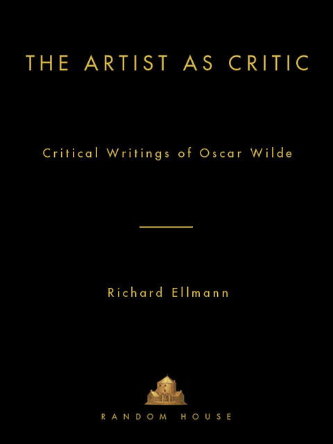 Cover image for book The Artist As Critic