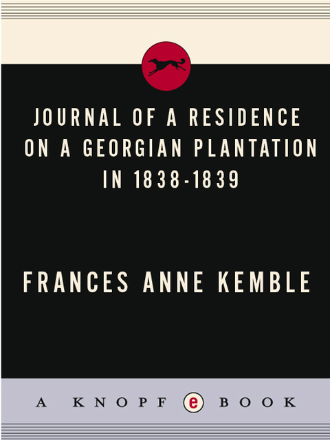 Cover image for book Journal of a Residence on a Georgian Plantation in 1838-1839