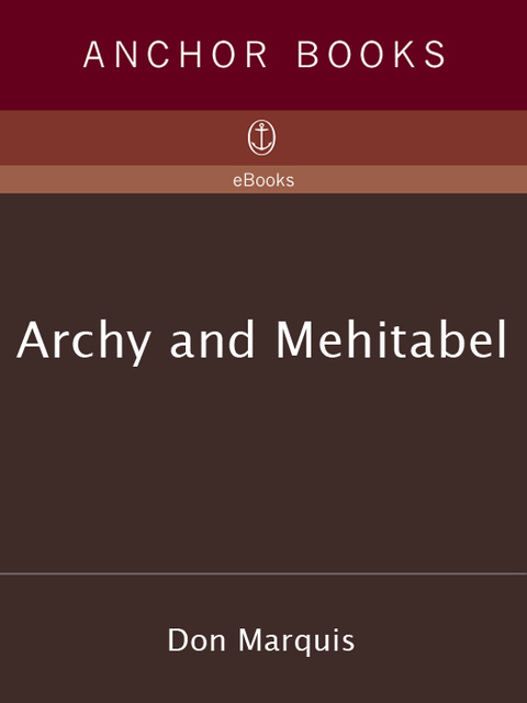 Cover image for book Archy and Mehitabel