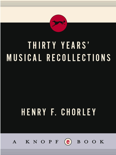 Cover image for book Thirty Years' Musical Recollections
