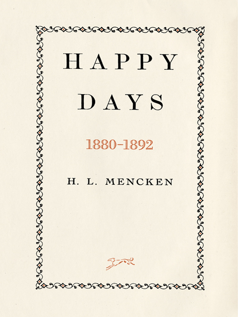Cover image for book Happy Days