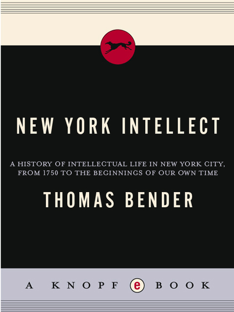 Cover image for book NEW YORK INTELLECT