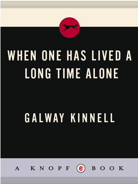 Cover image for book When One Has Lived a Long Time Alone