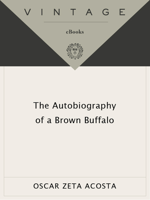 Cover image for book Autobiography of a Brown Buffalo
