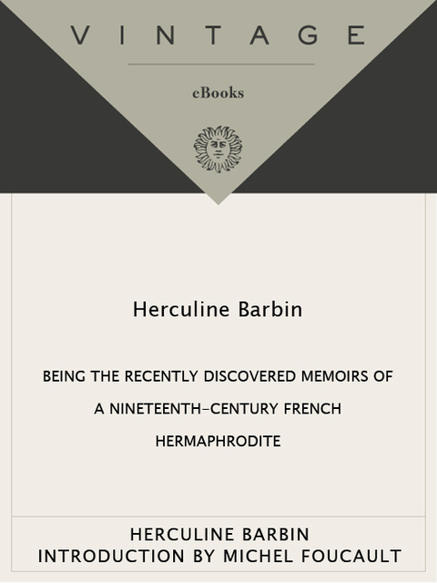 Cover image for book Herculine Barbin