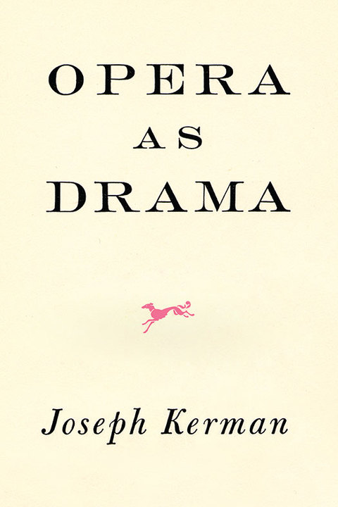 Cover image for book Opera As Drama