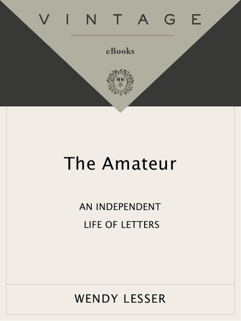 Cover image for book The Amateur