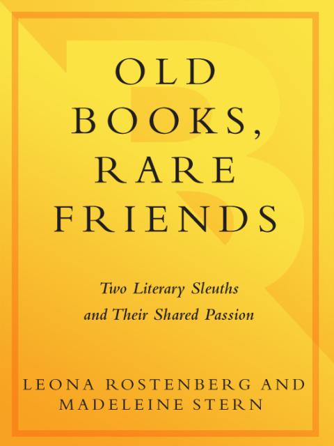 Cover image for book Old Books, Rare Friends