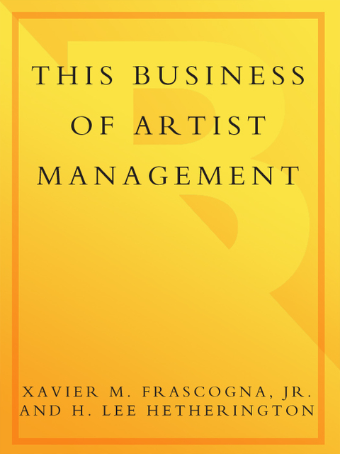 Cover image for book This Business of Artist Management