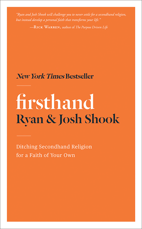 Cover image for book Firsthand